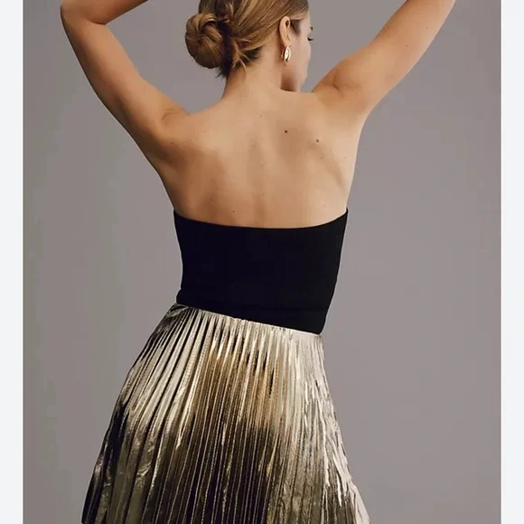 Box pleat metallic mini - Picture 3 of 7